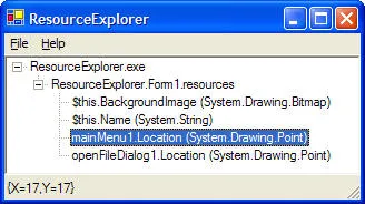 .NET ResourceExplorer