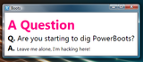 PowerBoots makes me want to use PowerShell!