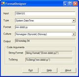 .NET FormatDesigner