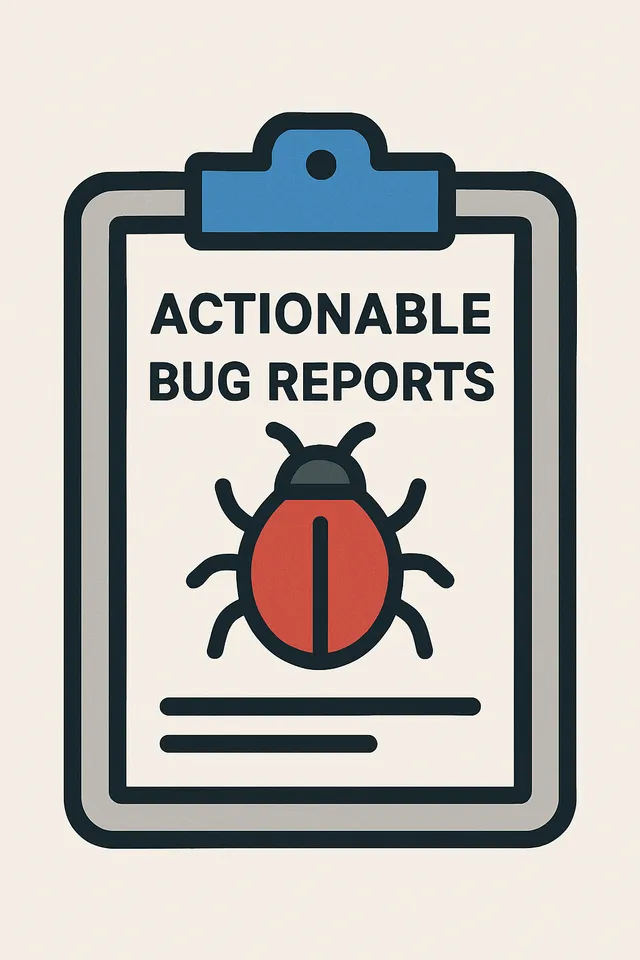 How to Write Actionable Bug Reports